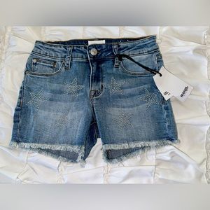 NWT Hudson Kids Star Denim Shorts